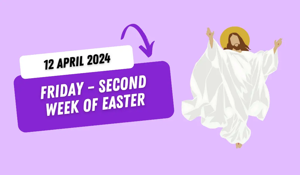 Catholic Mass Readings and Reflection April 12, 2024 1 Catholic Mass Readings and Reflection April 12, 2024