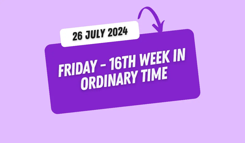 Reflection, July 26, 2024,