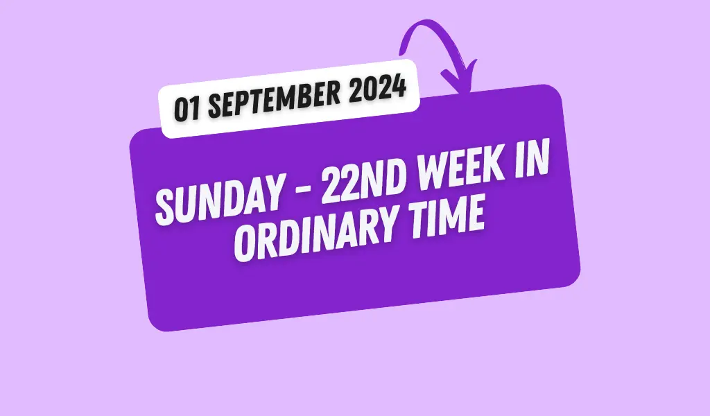 Best Catholic Reflections September 01, 2024