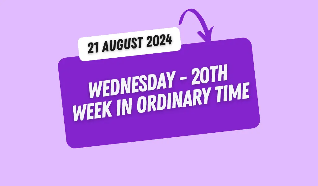 Best Catholic Reflections August 21, 2024 1 Best Catholic Reflections August 21, 2024