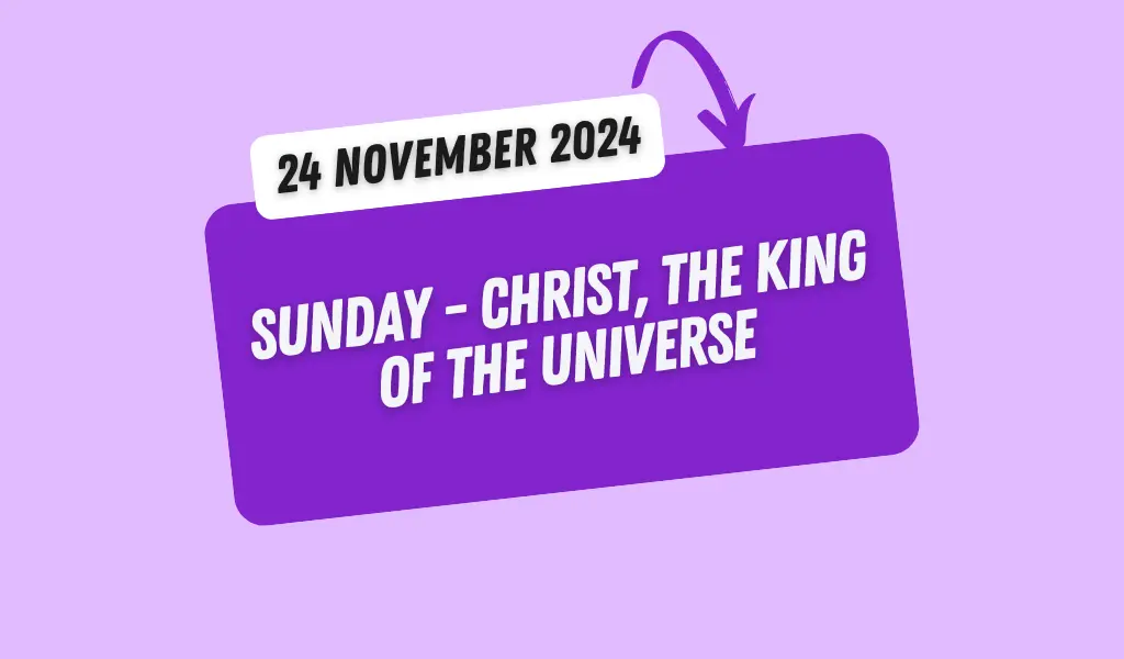 Catholic Mass Readings and Reflection November 24, 2024 1 Catholic Mass Readings and Reflection November 24, 2024