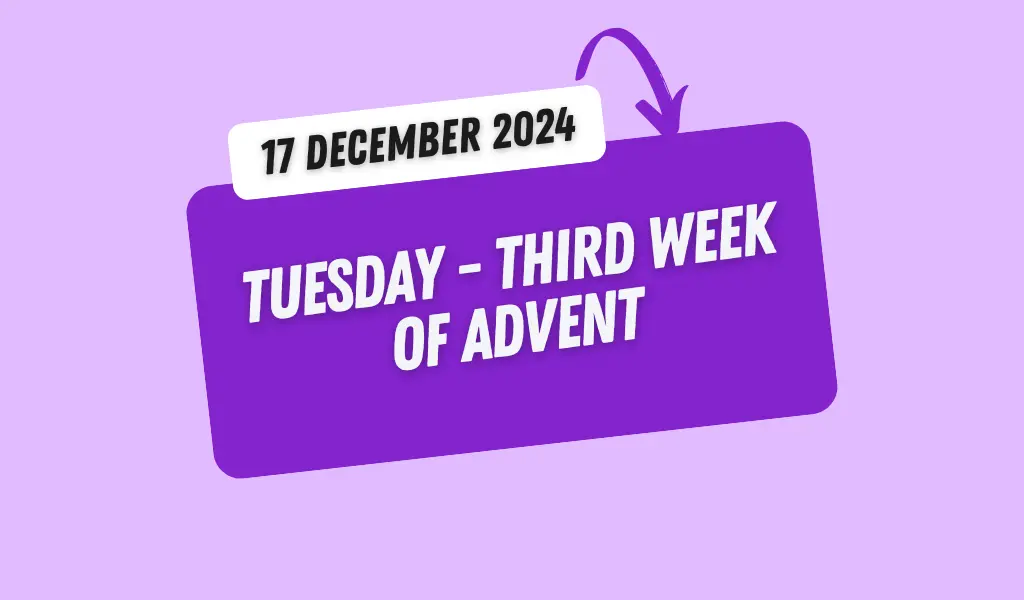 Catholic Mass Readings and Reflection December 17, 2024 1 Catholic Mass Readings and Reflection December 17, 2024