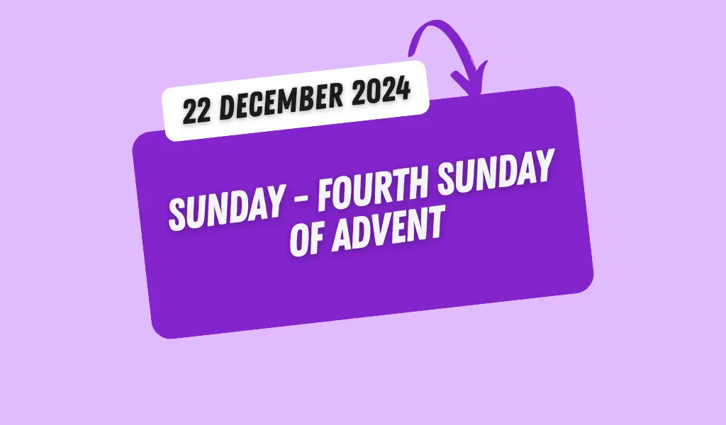 Catholic Mass Readings and Reflection December 22, 2024 1 Catholic Mass Readings and Reflection December 22, 2024