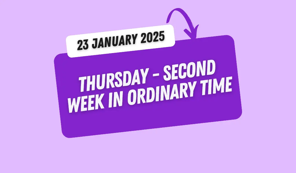 Catholic Mass Readings and Reflection January 23, 2025 1 Catholic Mass Readings and Reflection January 23, 2025