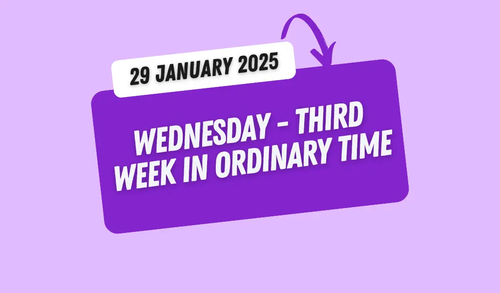 Catholic Mass Readings and Reflection January 29, 2025 1 Catholic Mass Readings and Reflection January 29, 2025