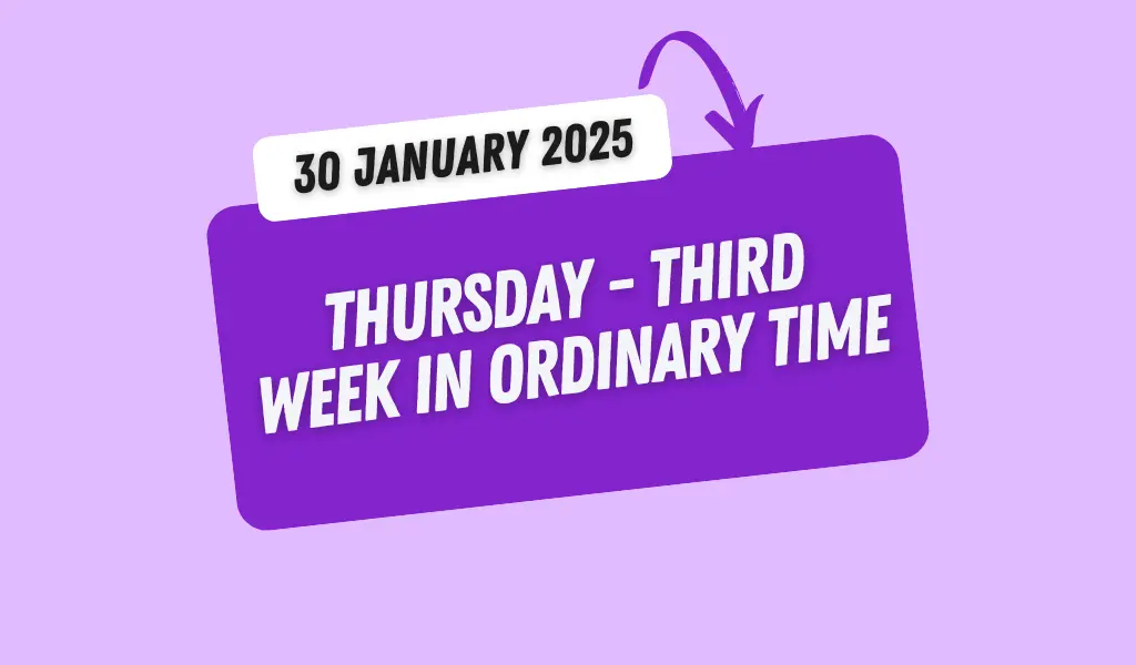 Catholic Mass Readings and Reflection January 30, 2025 1 Catholic Mass Readings and Reflection January 30, 2025