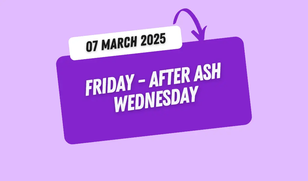 Catholic Mass Readings and Reflection March 07, 2025