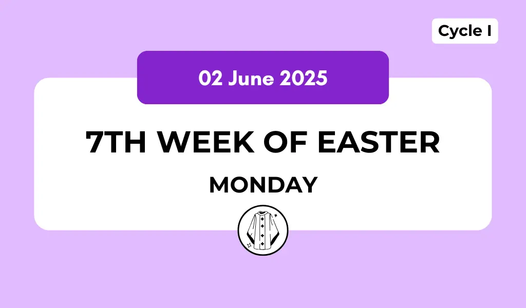 Catholic Mass Readings and Reflection june 02, 2025 1 Catholic Mass Readings and Reflection June 02, 2025