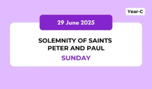 Catholic Mass Readings and Reflection June 29, 2025