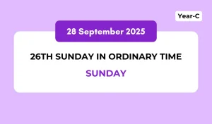 Catholic Mass Readings and Reflection September 28, 2025