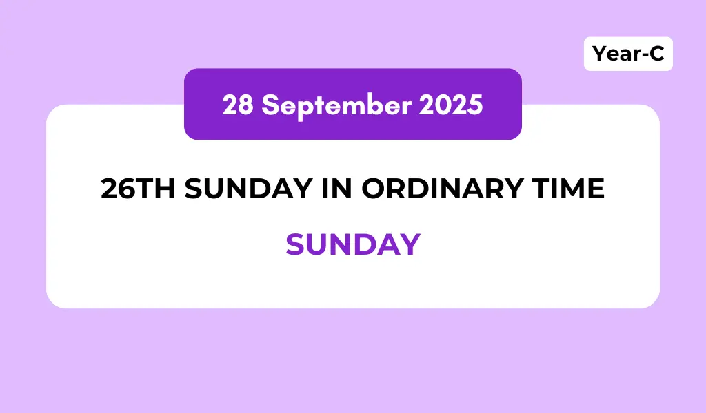 Catholic Mass Readings and Reflection September 28, 2025