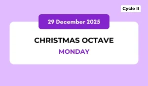 Catholic Mass Readings and Reflection December 29, 2025