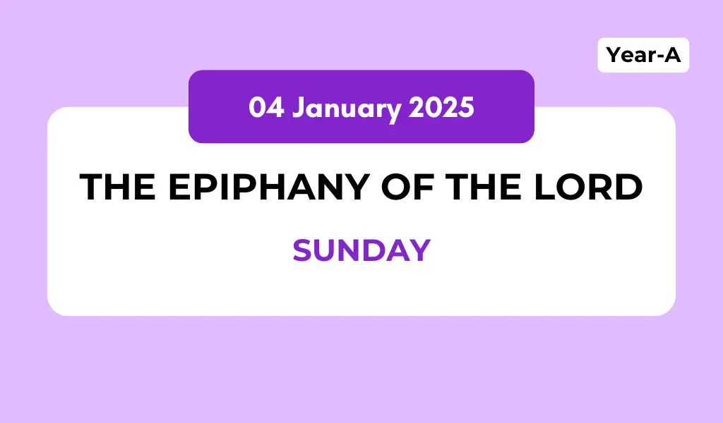 Catholic Mass Readings and Reflection January 04, 2026