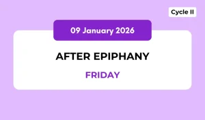 Catholic Mass Readings and Reflection January 09, 2026