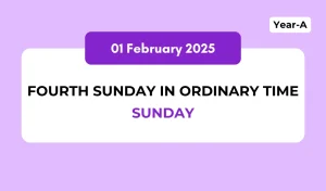 Catholic Mass Readings and Reflection February 01, 2026