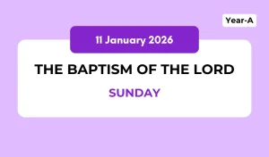 Catholic Mass Readings and Reflection January 11, 2026