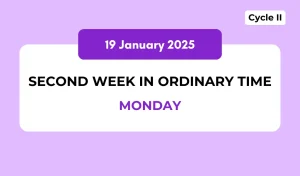 Catholic Mass Readings and Reflection January 19, 2026