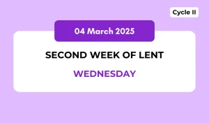 Catholic Mass Readings and Reflection March 04, 2026