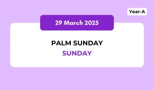 Catholic Mass Readings and Reflection March 29, 2026