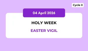 Catholic Mass Readings and Reflection April 04, 2026