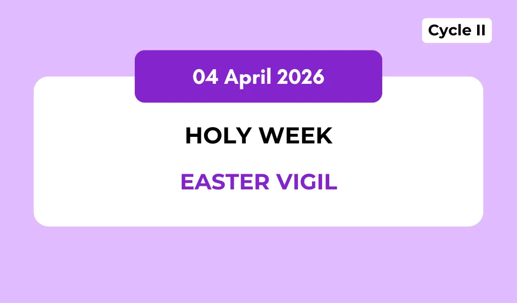 Catholic Mass Readings and Reflection April 04, 2026