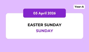 Catholic Mass Readings and Reflection April 05, 2026