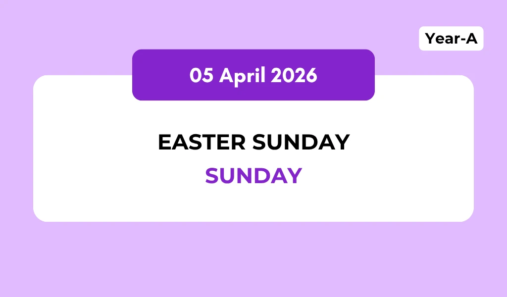 Catholic Mass Readings and Reflection April 05, 2026