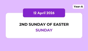 Catholic Mass Readings and Reflection April 12, 2026