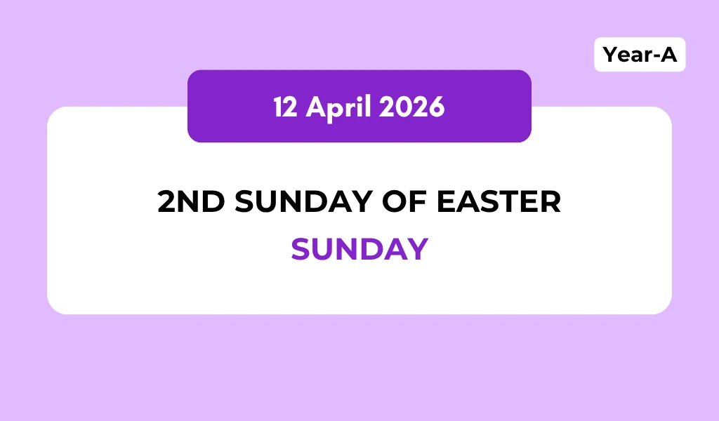 Catholic Mass Readings and Reflection April 12, 2026