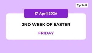 Catholic Mass Readings and Reflection April 17, 2026