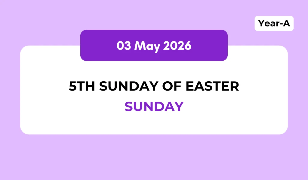 Catholic Mass Readings and Reflection May 03, 2026