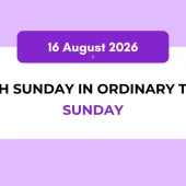 Catholic Mass Readings and Reflection August 16, 2026