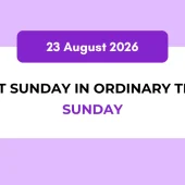 Catholic Mass Readings and Reflection August 23, 2026