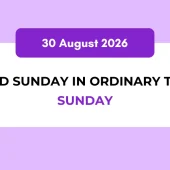 Catholic Mass Readings and Reflection August 30, 2026