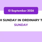 Catholic Mass Readings and Reflection September 13, 2026