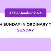 Catholic Mass Readings and Reflection September 27, 2026