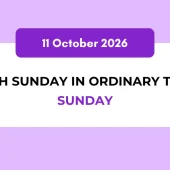 Catholic Mass Readings and Reflection October 11, 2026